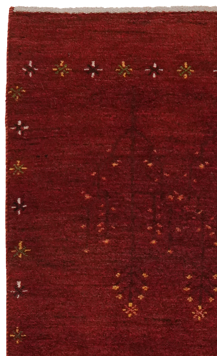 Rizbaf Teppich Rot 1