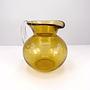 Murano Carafe 1970s Glass Yellow / Amber 1