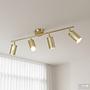 4-burner Ceiling light Iron Brass 1