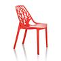 ARTIFO TRI Garden Chair Indoor and Outdoor Stackable Red 5