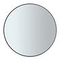 Rim Wall Mirror Black Glass Smoked Ø50cm 66078 0