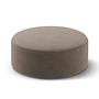 Pouf Dia Velvet 1-Seater Gray-brown 1