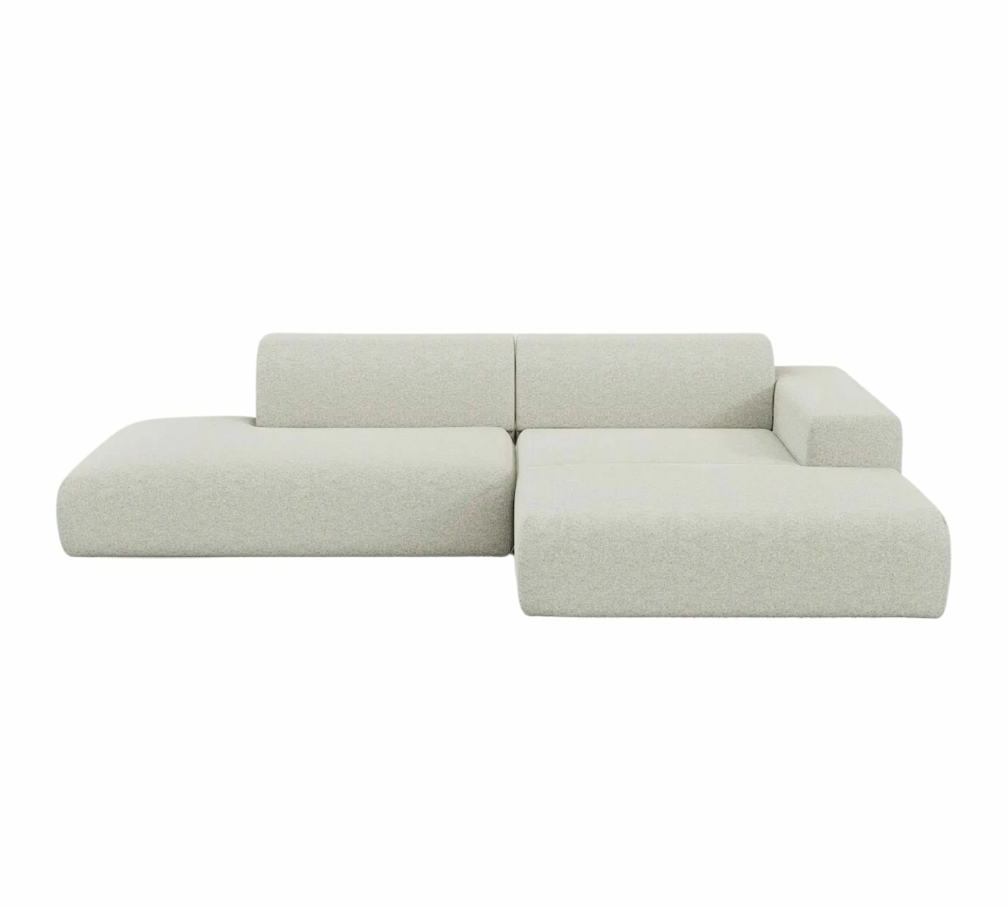Pyllow Sofa Wollmischung Naturweiß 0