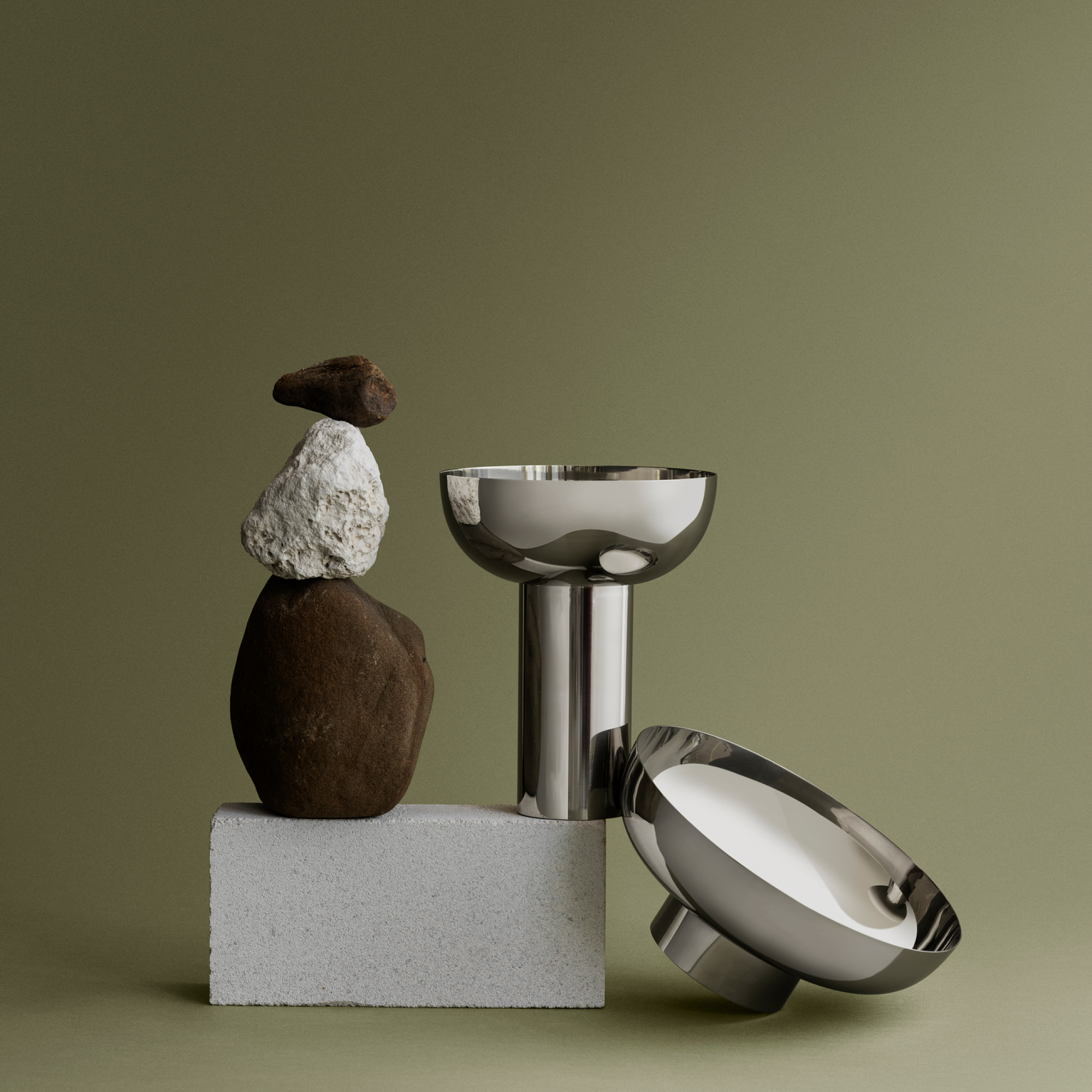Miyabi Vase M Silber 67042 0