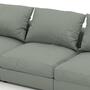 Flayr 3-Sitzer Sofa Webstoff Schiefergrau 3