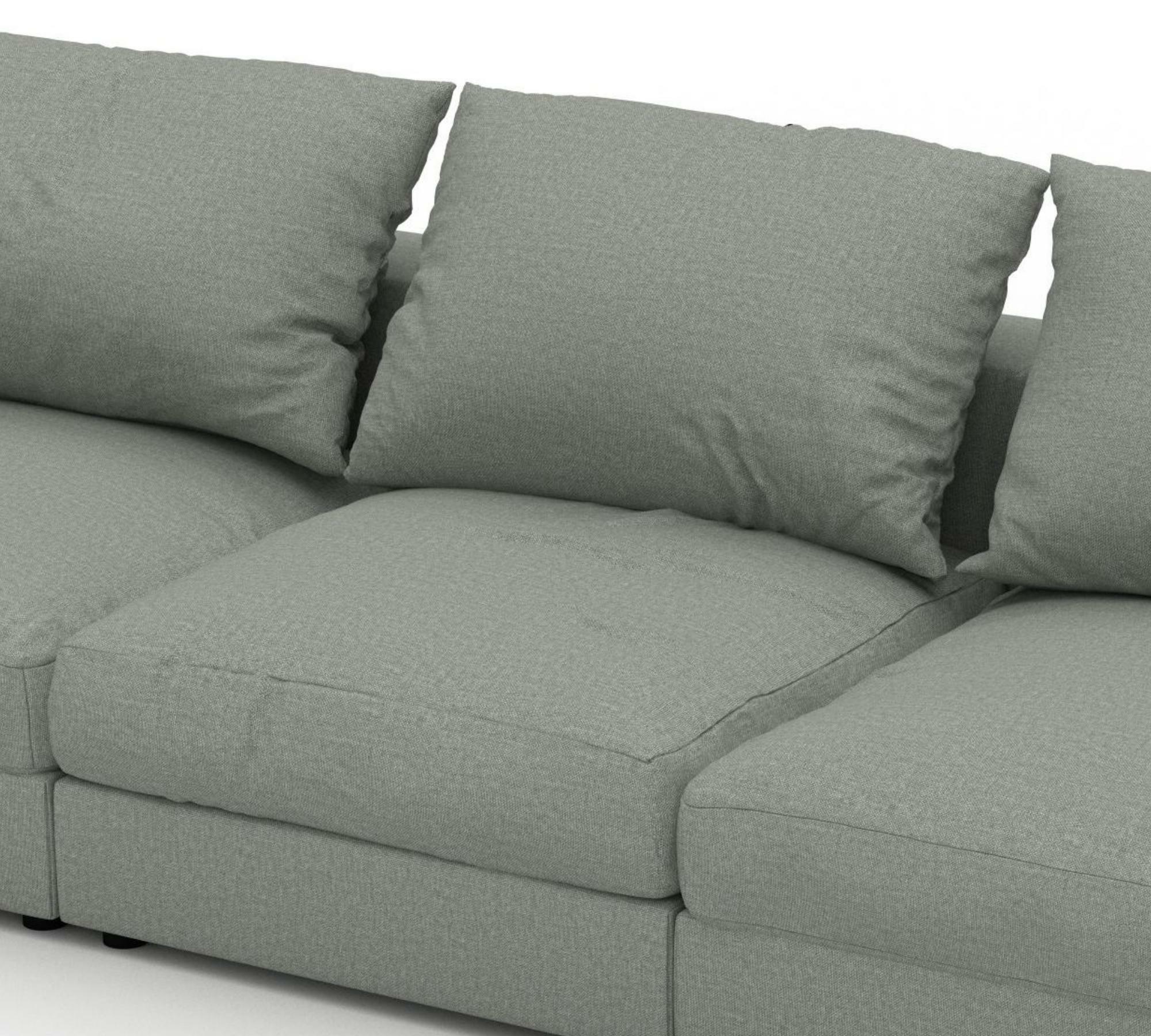 Flayr 3-Sitzer Sofa Webstoff Schiefergrau 3