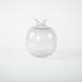 Glass vase pomegranate shape 1970s 1