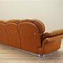 Sofa Leder Braun 1960er Jahre 5