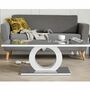 Couchtisch Holz Glas Grau 3