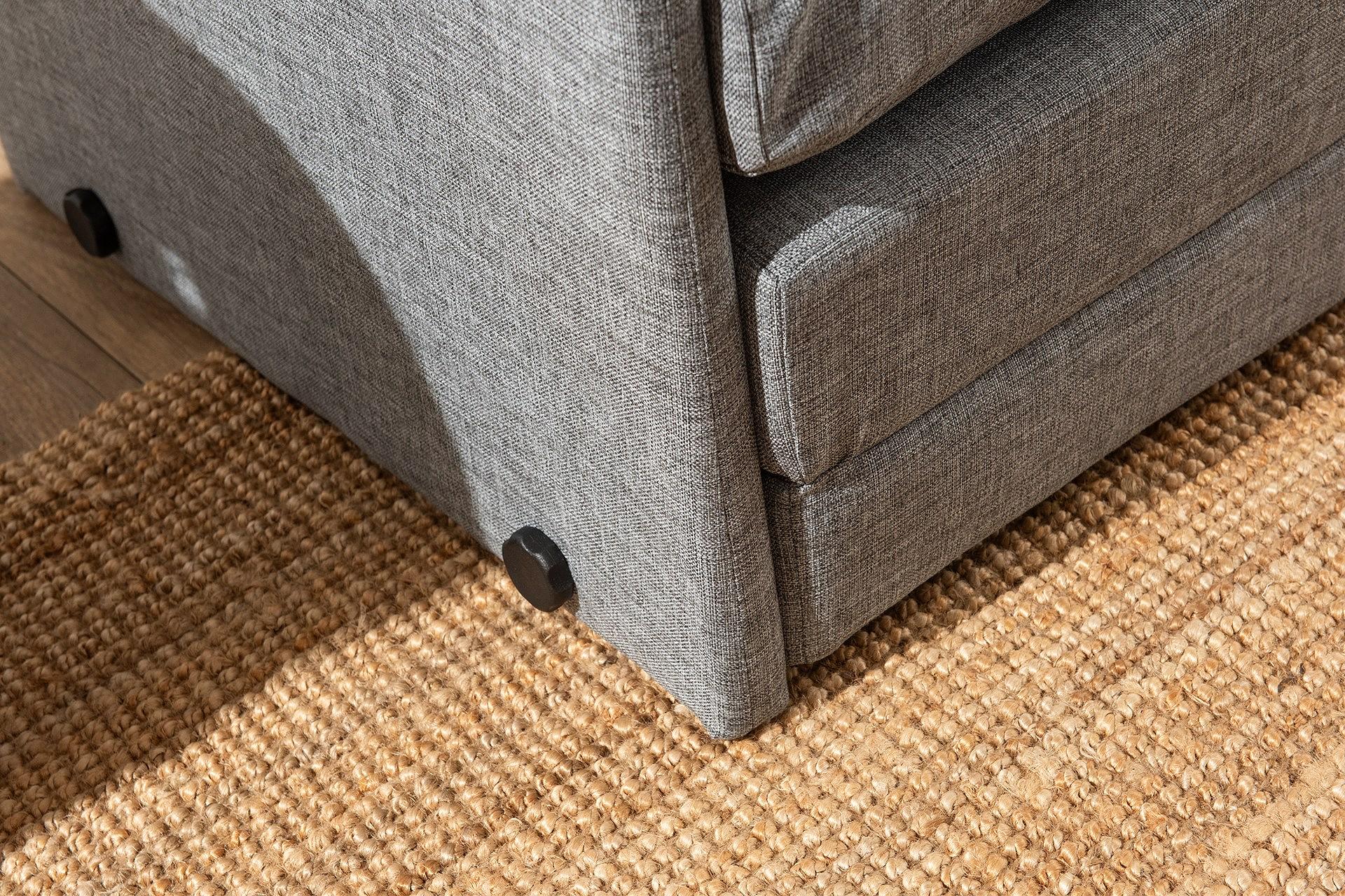 Saga divano letto 1 posto grigio chiaro 4