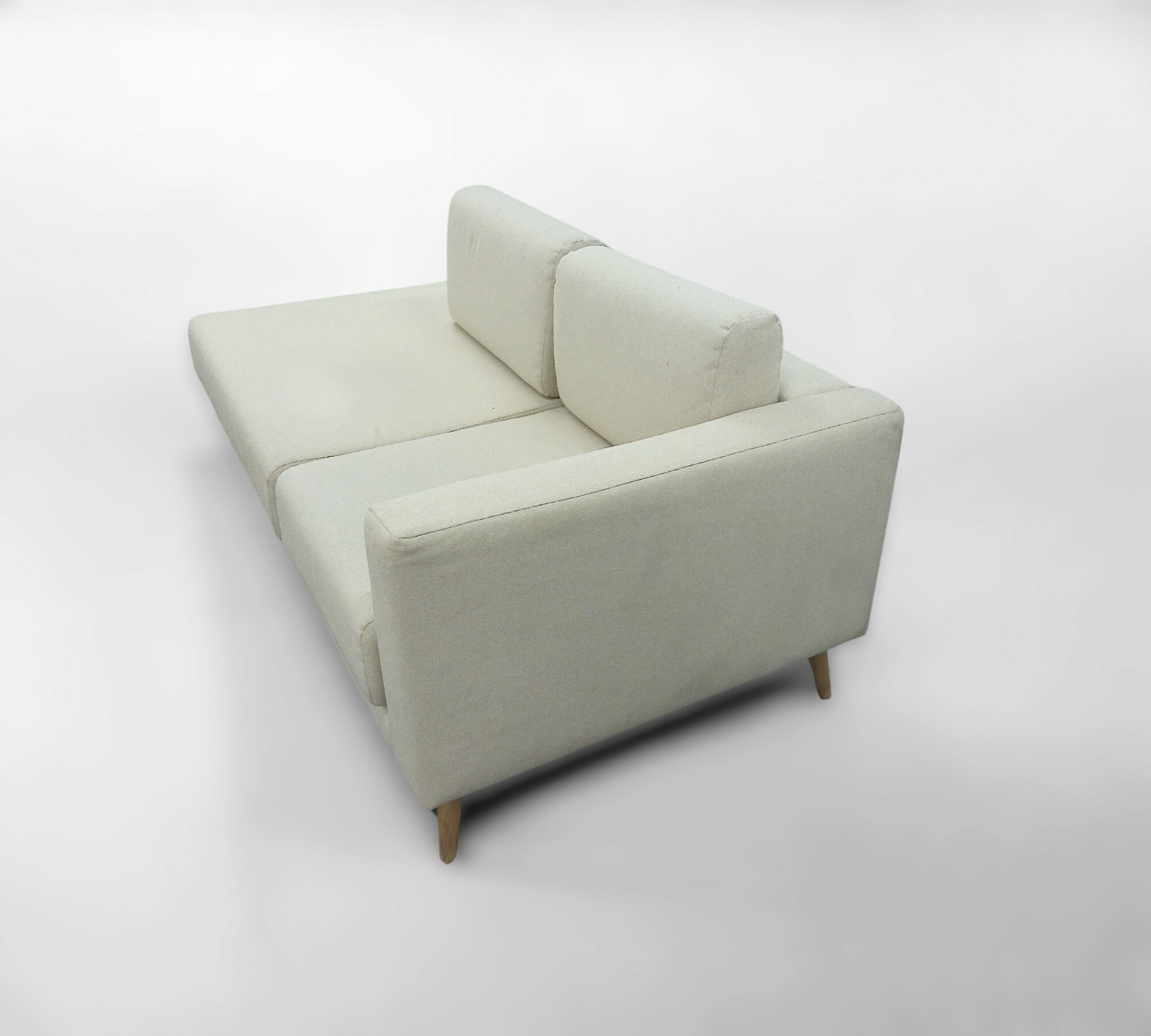 Tyme Sofa mit Récamiere Creme 1