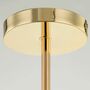 3-light ceiling lamp iron gold 2
