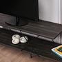 Street Lowboard Holzfurnier Dunkelbraun 3