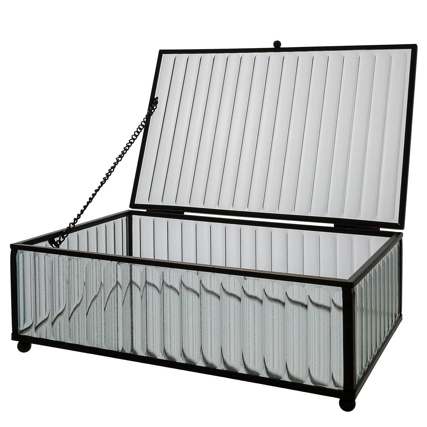 Box Sigtuna Glas / Metall Schwarz 1