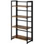 Regal Holz Metal Braun Schwarz 0