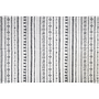 Teppich Baumwolle Schwarzweiß 0