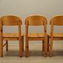 Stuhl-Set 4-teilig Braun 1960er Jahre 14