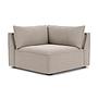 Daphne 1-Sitzer Eckmodul Links Agnes Brown 1