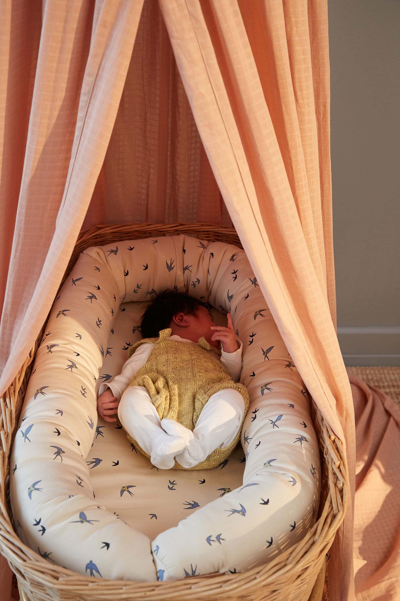 Baldacchino in cotone biologico Blush 3