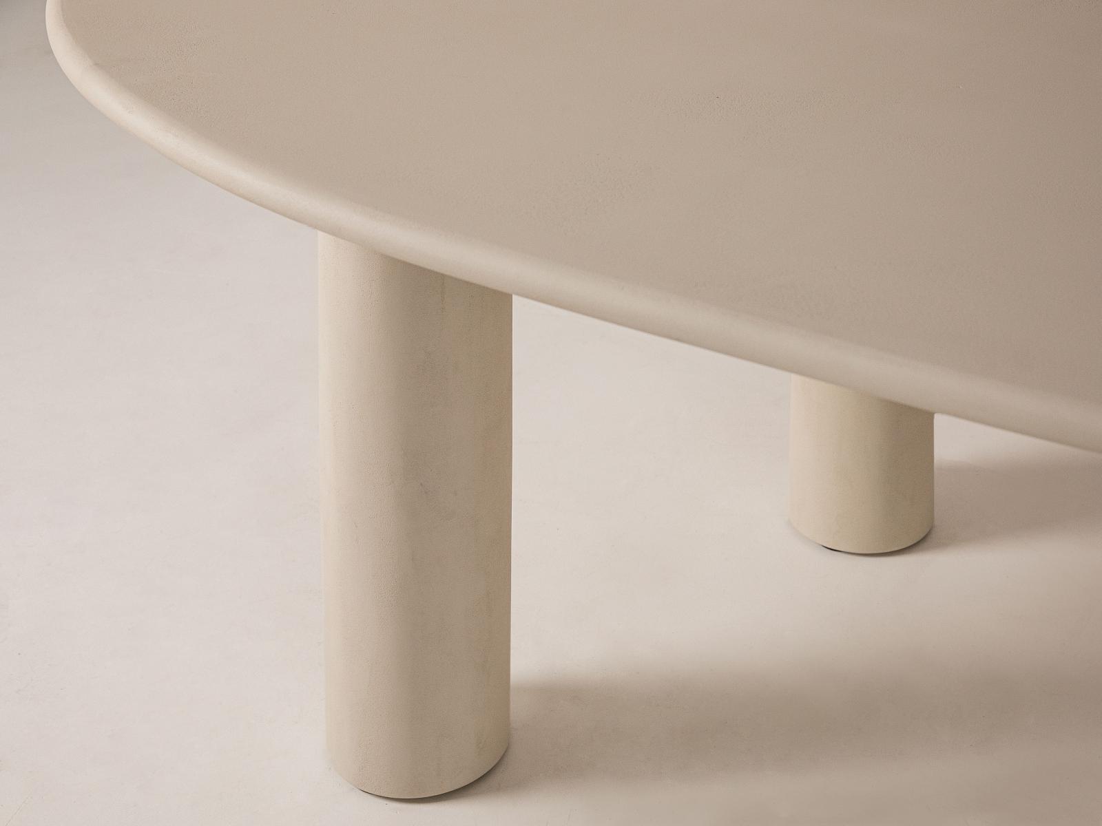 Mel Esstisch 8-Sitzer Technisches Holz Weiß 200x120x76 cm 3