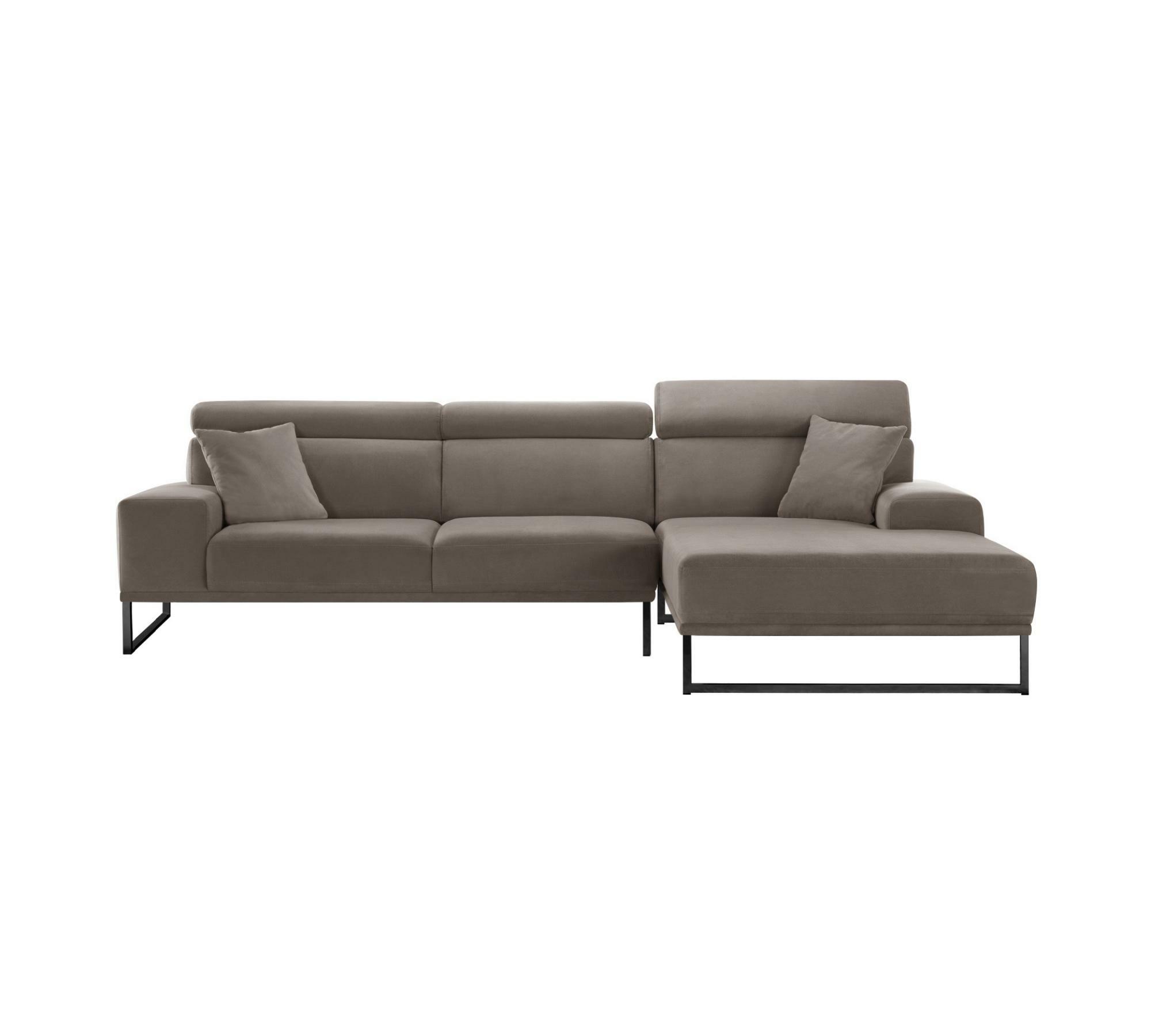 Georgia Sofa Récamiere Rechts Taupe 1
