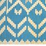 Kilim Gashgai Teppich Blau 1