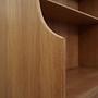 Vintage Bookshelf Wood Brown 1970s 10