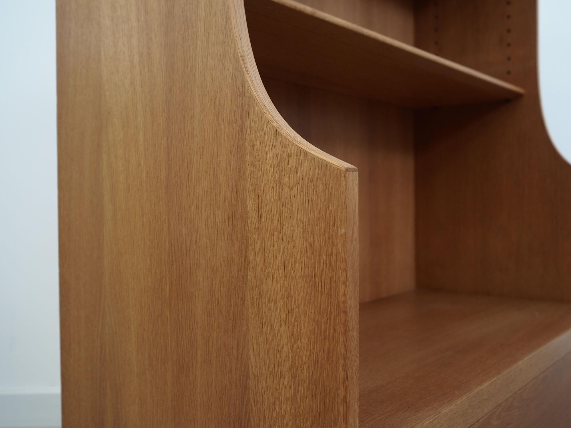 Vintage Bookshelf Wood Brown 1970s 10