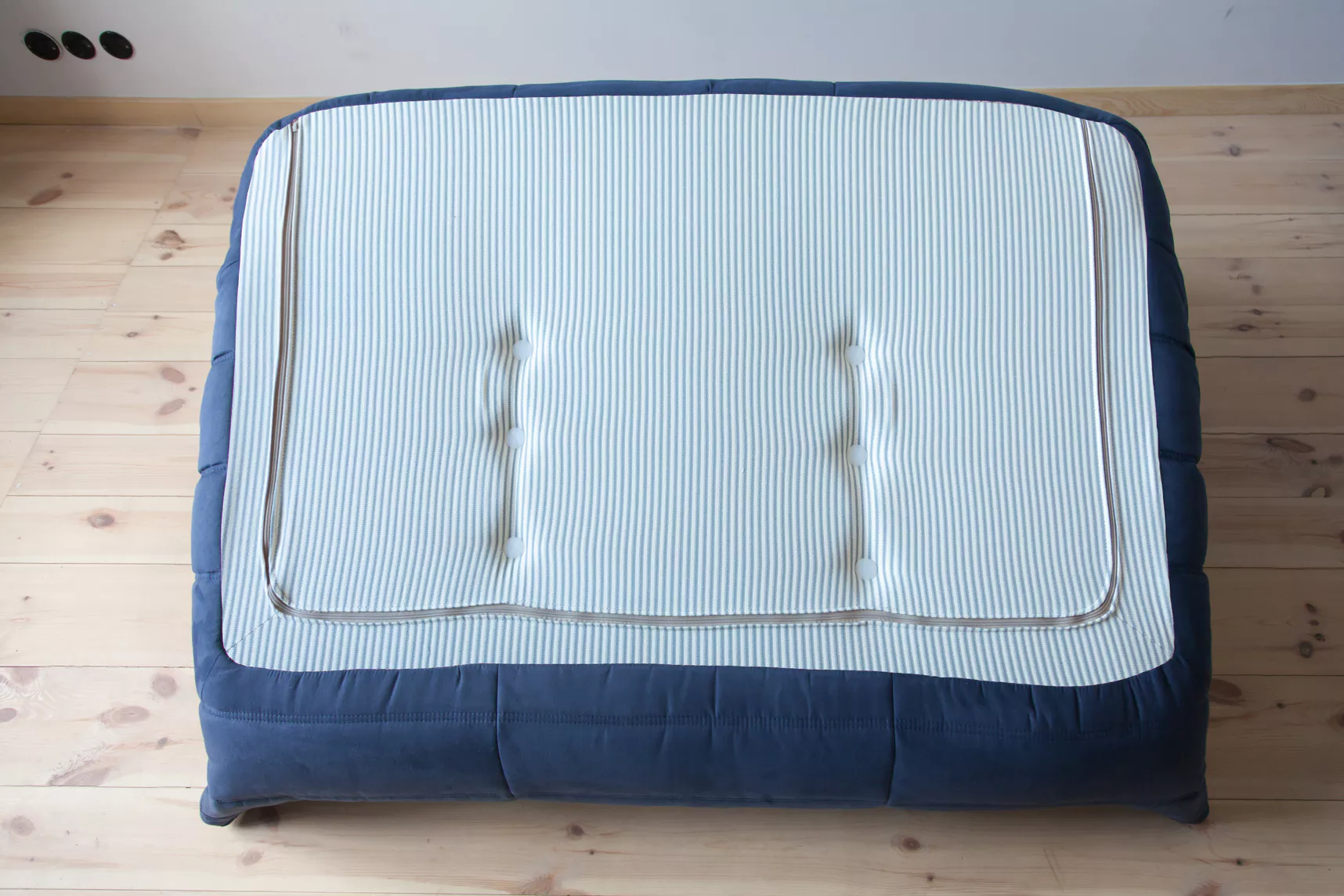 Togo Lounge Set 2 pezzi Tessuto Blu marino 6