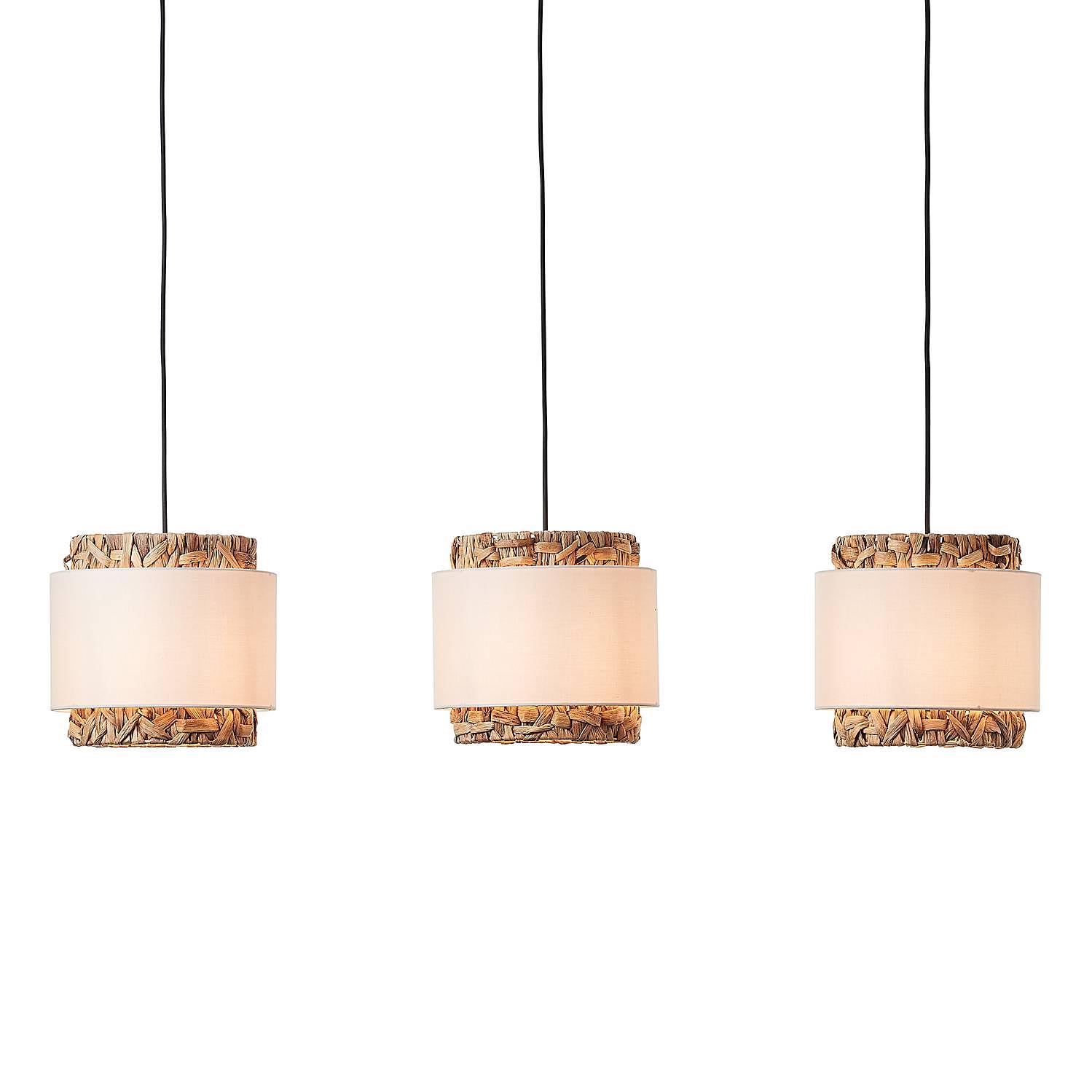 Pendant lamp Waterlilly II Linen Plant leaf 0