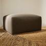 Pyllow Polsterhocker Wolle Graubraun 2