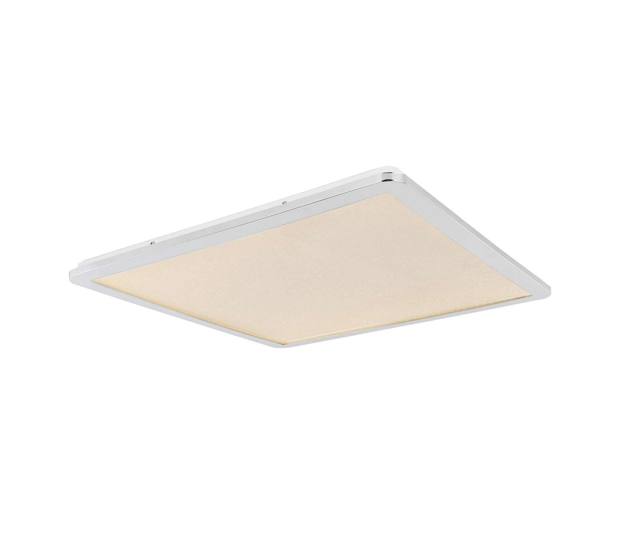 LED Deckenleuchte 1-flammig Glas Eisen Silber 3