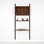 Teak wall unit PS System Brown 1960s 1