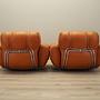 2x Space Age Armchair Orange 1960s 6