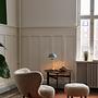 Little Petra VB1 Sessel mit Hocker Schafsfell 2