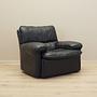 Lounge chair leather black 1970s 8