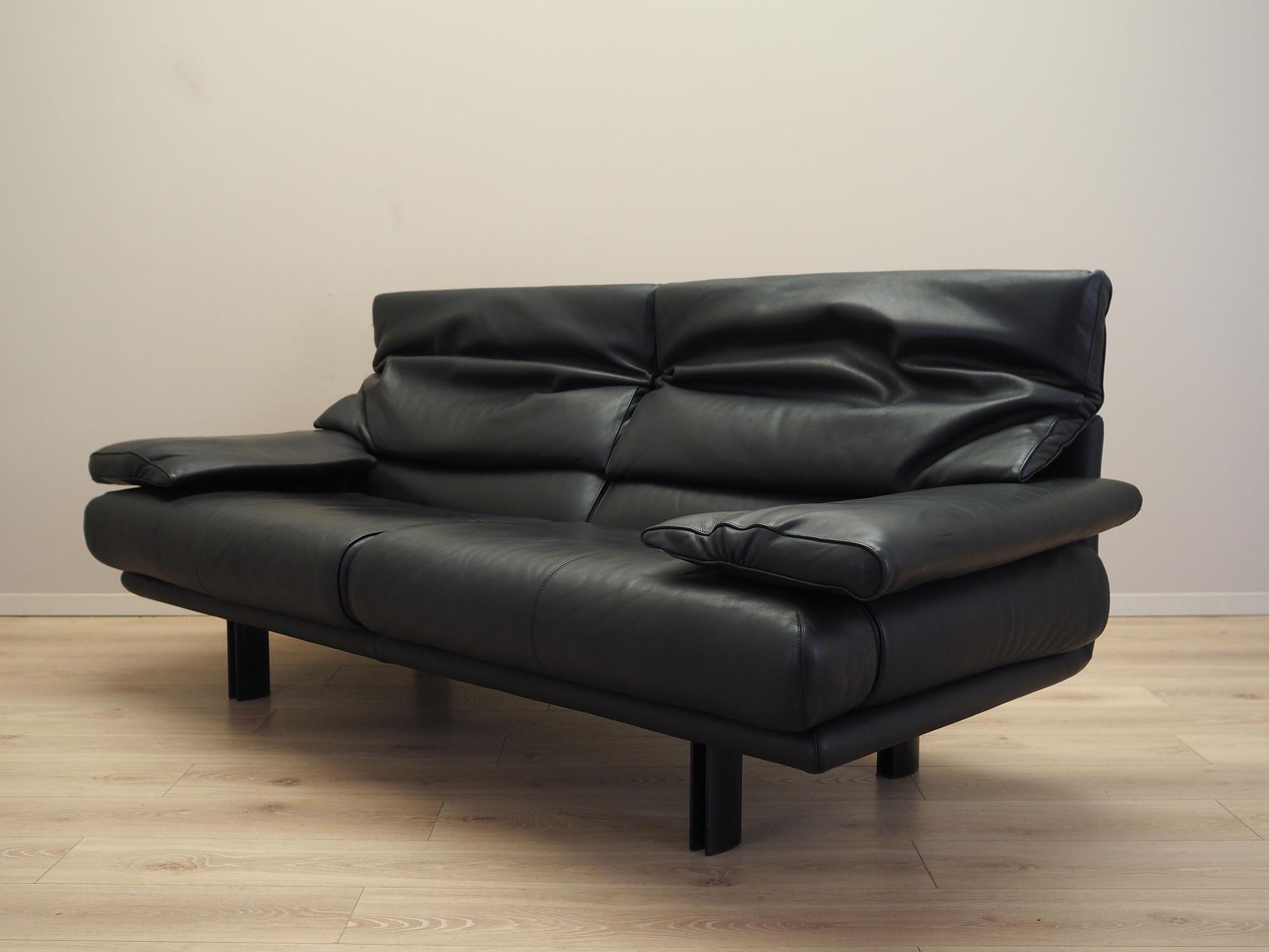 Alanda Sofa Leather 1980s 3