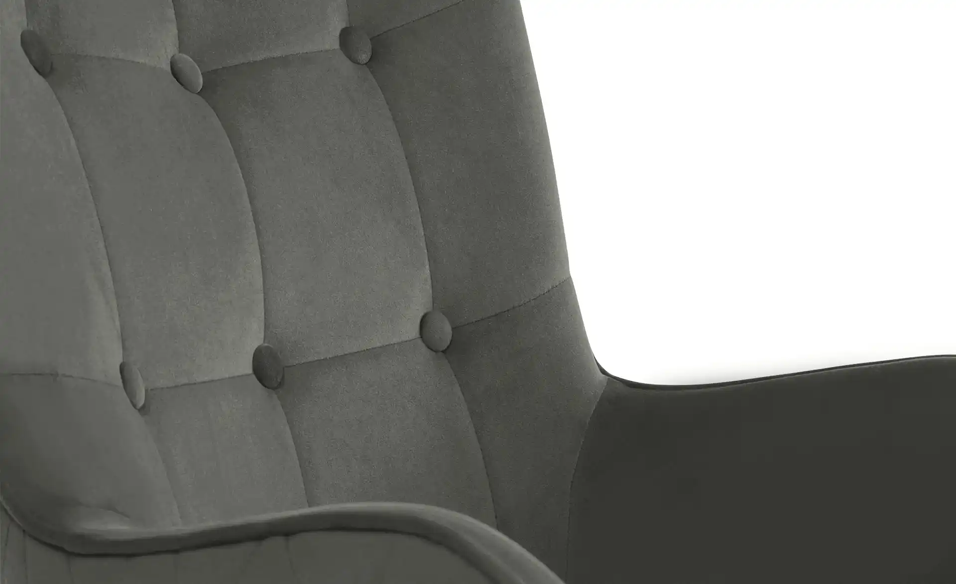 Bridget Sessel Samt Massivholz Violett 4