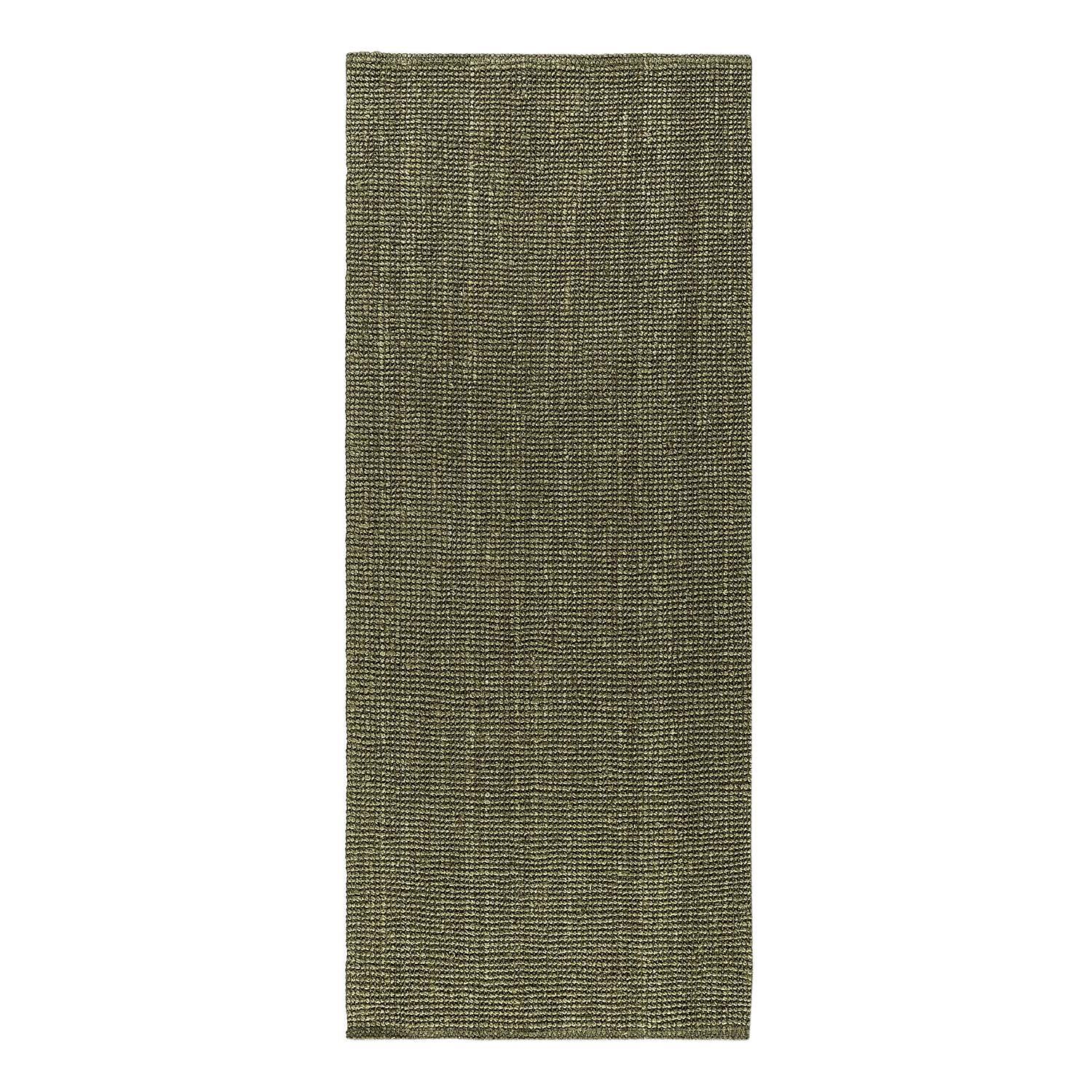 Jaipur Läufer Jute Dunkelgrün 80 x 200 cm 1