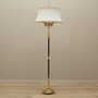 Vintage floor lamp Metal Fabric White 1970s 1