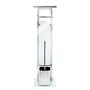 WC-Garnitur Debar Stainless Steel Glass White 2
