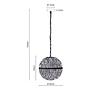 Hermi Type J Pendant Light 1-bulb Iron 2