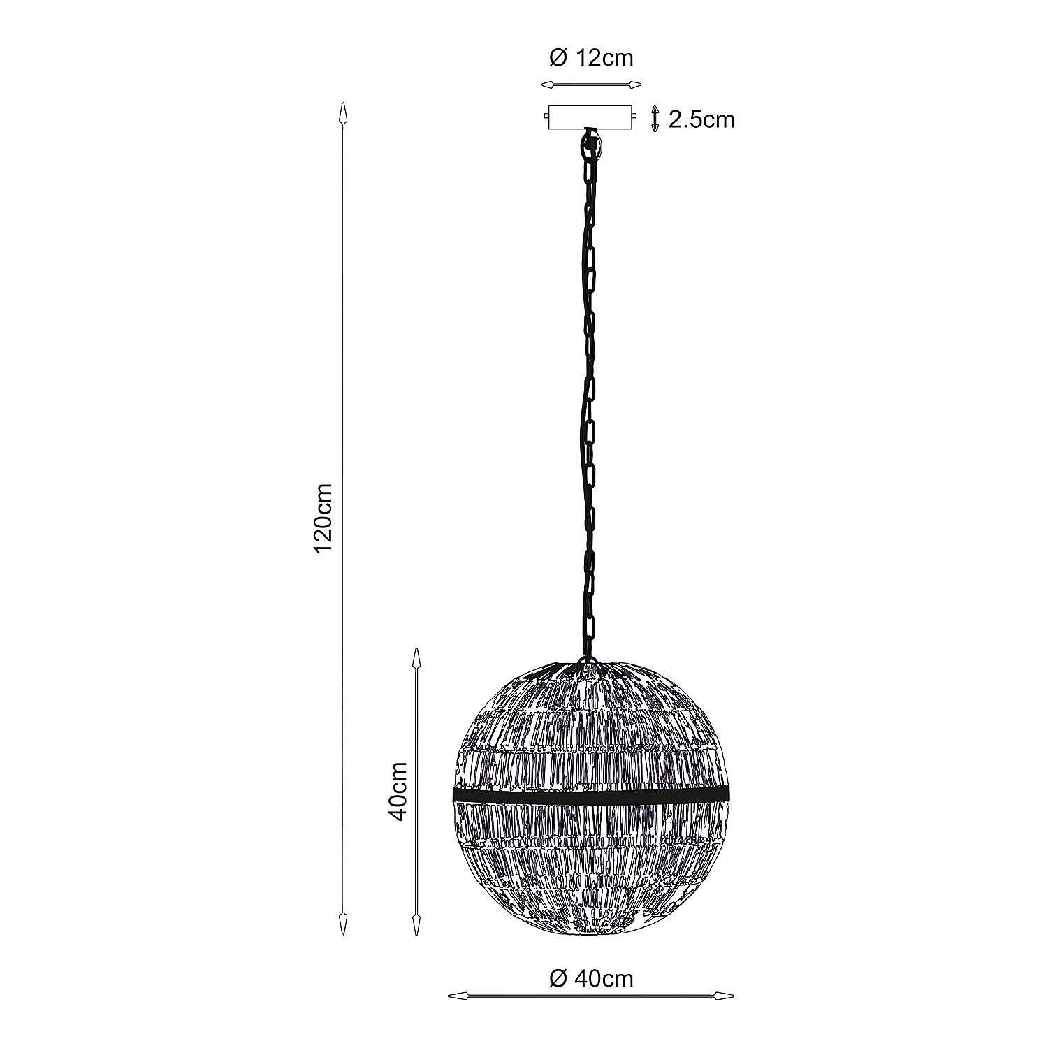Hermi Type J Pendant Light 1-bulb Iron 2