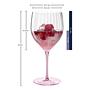 Cocktail glass Poesia set of 6 crystal glass pink 4