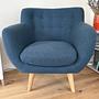 Anne Armchair Olena Midnight Blue 0