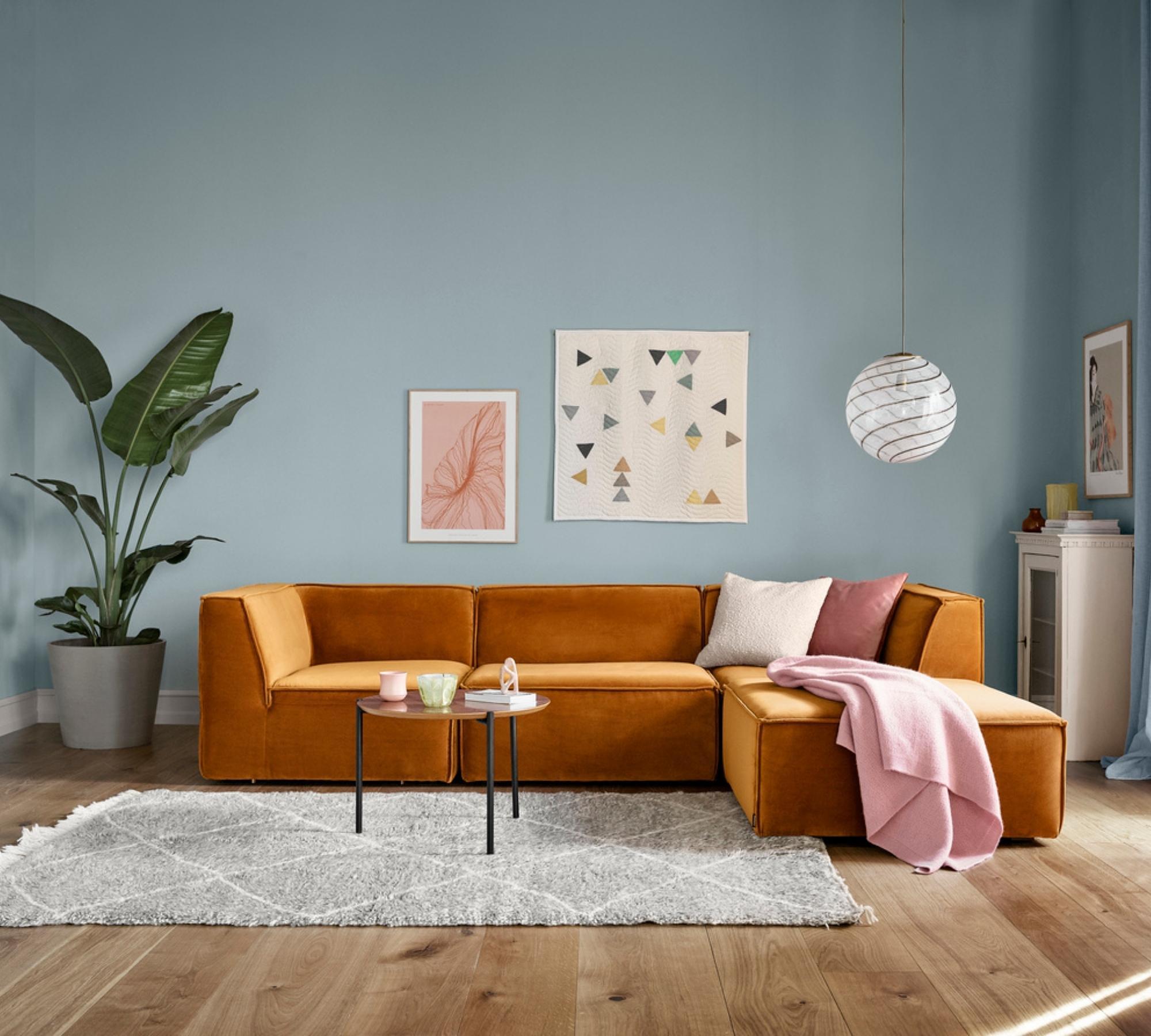 Dane 1-Sitzer Modul Velour Matt Amber 7