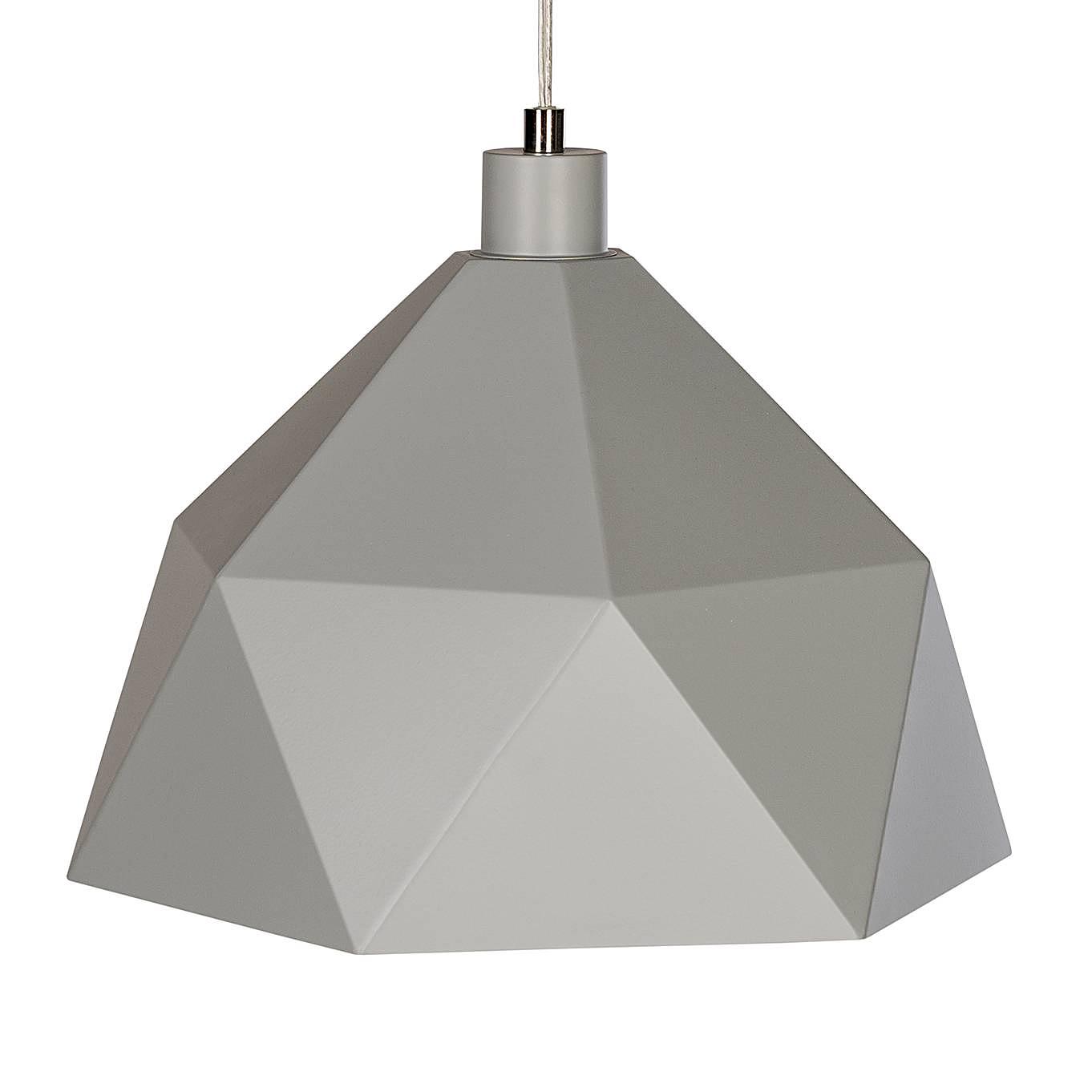 Pendant lamp Armour 1-light Grey 0