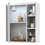Spiegelschrank Astris Matt Weiß 4