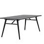 Extendable table Black Brushed 190x95cm 7