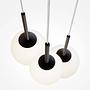 3-Flammig Pendelleuchte Basicform Typ D Milchglas 4